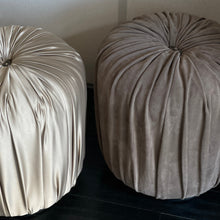 Load image into Gallery viewer, Bespoke British-made pouf for interior designers