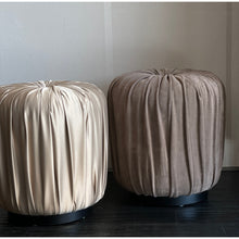 Load image into Gallery viewer, Bespoke British-made pouf for interior designers