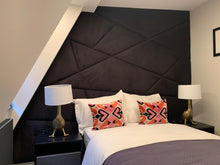 Load image into Gallery viewer, Jigsaw bespoke headboard hand crafted luxury furniture made in Britain