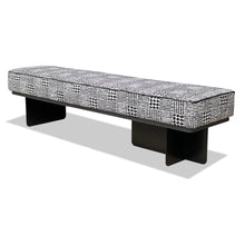 Load image into Gallery viewer, Handmade luxury upholstered bench for bespoke interiors