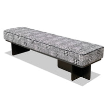 Load image into Gallery viewer, Handmade luxury upholstered bench for bespoke interiors