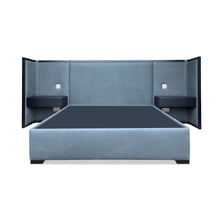 Load image into Gallery viewer, Kenwood luxury bespoke bed with curved upholstered headboard