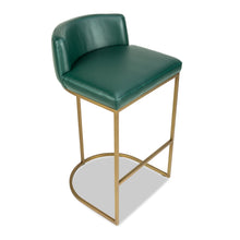 Load image into Gallery viewer, Luxury bespoke Kyla bar stool handcrafted in Britain studio shot