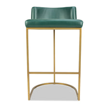 Load image into Gallery viewer, Luxury bespoke Kyla bar stool handcrafted in Britain studio shot
