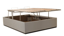 Load image into Gallery viewer, Lambeth luxury bed base with recessed plinth show wood base