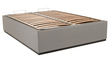 Load image into Gallery viewer, Lambeth luxury bed base with recessed plinth show wood base