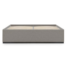 Load image into Gallery viewer, Lambeth luxury bed base with recessed plinth show wood base