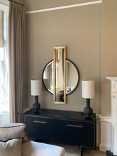 Load image into Gallery viewer, Landmark luxury bespoke mirror made in Britain with brass detailing