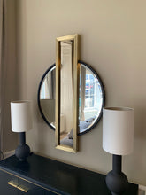 Load image into Gallery viewer, Landmark luxury bespoke mirror made in Britain with brass detailing