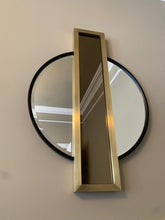 Load image into Gallery viewer, Landmark luxury bespoke mirror made in Britain with brass detailing