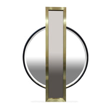 Load image into Gallery viewer, Landmark luxury bespoke mirror made in Britain with brass detailing
