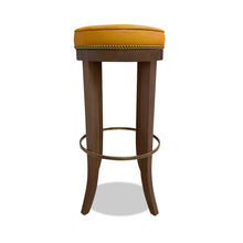 Load image into Gallery viewer, Langham bar stool luxury bespoke furniture handcrafted in Britain