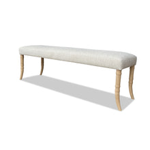 Load image into Gallery viewer, Handmade luxury upholstered bench for bespoke interiors