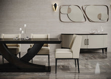 Load image into Gallery viewer, Lourdes bespoke luxury dining table in elegant interior