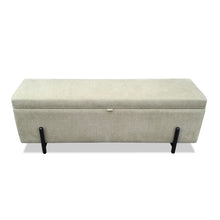 Load image into Gallery viewer, Upholstered luxury storage bench for bespoke interiors