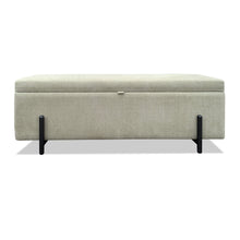 Load image into Gallery viewer, Upholstered luxury storage bench for bespoke interiors