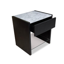 Load image into Gallery viewer, Mistral luxury bespoke bedside table marble top
