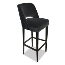 Load image into Gallery viewer, Nero Bar Stool bespoke luxury furniture London made in Britain