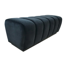 Load image into Gallery viewer, Handcrafted British luxury bench with custom upholstery