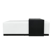 Load image into Gallery viewer, Ohno Ottoman with Bridge bespoke luxury ottoman handmade in Britain