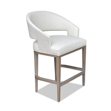 Load image into Gallery viewer, Omega Bar Stool bespoke luxury furniture London made in Britain