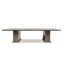 Load image into Gallery viewer, Pallacio bespoke luxury dining table figured sycamore high gloss finish