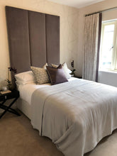 Load image into Gallery viewer, Podium bespoke headboard hand crafted luxury furniture made in Britain