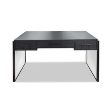 Load image into Gallery viewer, Handmade British bespoke desk with acrylic glass legs