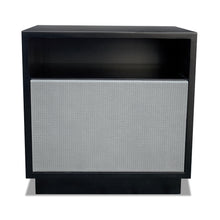 Load image into Gallery viewer, Sequoia luxury bespoke bedside table upholstered detail