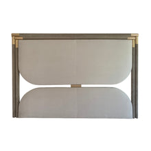 Load image into Gallery viewer, Themis bespoke headboard hand crafted luxury furniture made in Britain