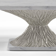Load image into Gallery viewer, Thera bespoke luxury dining table hand carved timber base