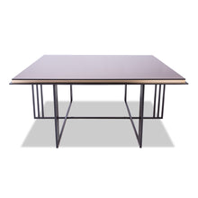 Load image into Gallery viewer, Trio bespoke luxury coffee table handcrafted in Britain for luxury interior design, contemporary London living, and sophisticated luxury lifestyle interiors.