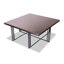 Load image into Gallery viewer, Trio bespoke luxury coffee table handcrafted in Britain for luxury interior design, contemporary London living, and sophisticated luxury lifestyle interiors.