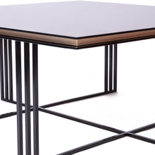 Load image into Gallery viewer, Trio bespoke luxury coffee table handcrafted in Britain for luxury interior design, contemporary London living, and sophisticated luxury lifestyle interiors.