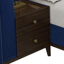 Load image into Gallery viewer, Upstate luxury bespoke bed base with integrated drawers and mirrored tops