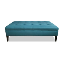 Load image into Gallery viewer, Vera bespoke luxury ottoman handmade in Britain