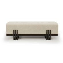 Load image into Gallery viewer, Handmade British designer bench with premium upholstery