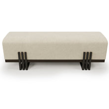Load image into Gallery viewer, Handmade British designer bench with premium upholstery