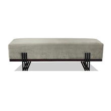 Load image into Gallery viewer, Handmade British designer bench with premium upholstery