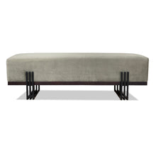 Load image into Gallery viewer, Handmade British designer bench with premium upholstery