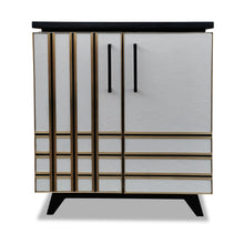 Load image into Gallery viewer, Waterford luxury bespoke bedside table Art Deco design