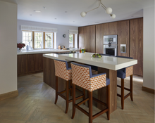 Load image into Gallery viewer, Baldwin Bar Stool bespoke luxury furniture London made in Britain