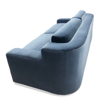 Load image into Gallery viewer, Luxury bespoke Broadland sofa in velvet – 3-seat sofa for London living room