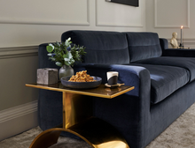 Load image into Gallery viewer, Luxury bespoke Broadland sofa in velvet – 3-seat sofa for London living room