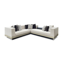 Load image into Gallery viewer, Rialto corner sofa luxury bespoke design by London interior designers
