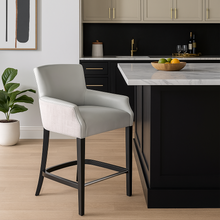Load image into Gallery viewer, Abbott Bar Stool bespoke luxury furniture London made in Britain
