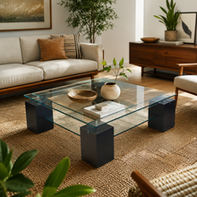Load image into Gallery viewer, Adler bespoke luxury coffee table handcrafted in Britain for luxury interior design and contemporary London living
