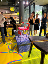 Load image into Gallery viewer, Bespoke upholstery services for artist exhibition.
