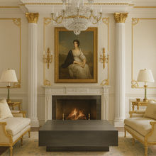 Load image into Gallery viewer, Branton Square bespoke luxury coffee table handcrafted in Britain for luxury interior design and contemporary London living
