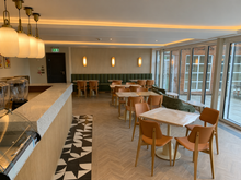 Load image into Gallery viewer, Made in Britain bespoke banquette seating luxury spa interior
